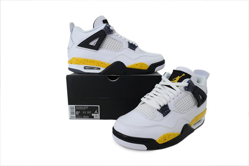 yupoo_338472_64745e42.jpg 【CA0XH】复刻白黄 头层皮乔丹4代篮球鞋 IO2463-102 Air Jordan 4 Retro 'Rare Air - Tour Yellow' 2026