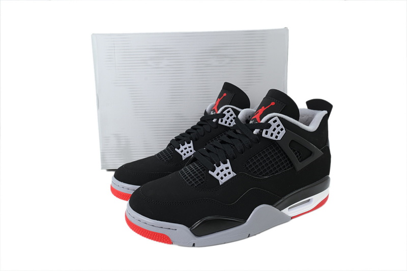 【EA5LR】新黑红 LJR版本乔丹4代 IX8180-001 Air Jordan 4 Retro OG 'Bred' 2026