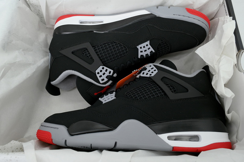 【EA5LR】新黑红 LJR版本乔丹4代 IX8180-001 Air Jordan 4 Retro OG 'Bred' 2026
