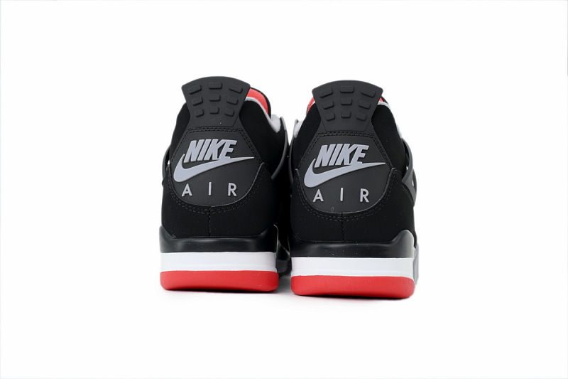 【CA0XH】复刻黑红公牛 头层皮乔丹4代篮球鞋 IX8180-001 Air Jordan 4 Retro OG 'Bred' 2026