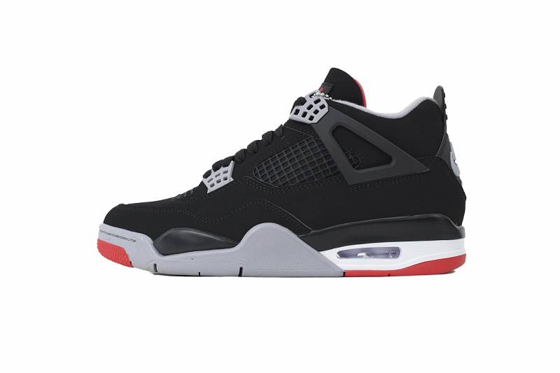 【CA0XH】复刻黑红公牛 头层皮乔丹4代篮球鞋 IX8180-001 Air Jordan 4 Retro OG 'Bred' 2026