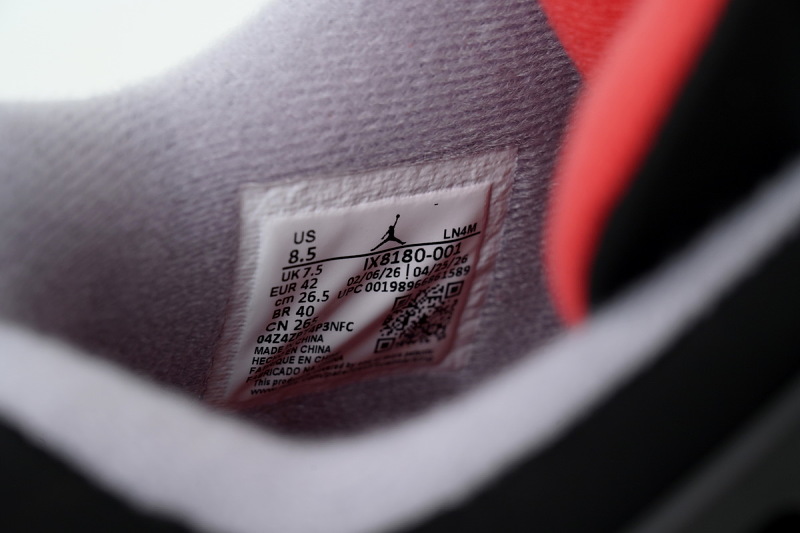 【CA0XH】复刻黑红公牛 头层皮乔丹4代篮球鞋 IX8180-001 Air Jordan 4 Retro OG 'Bred' 2026