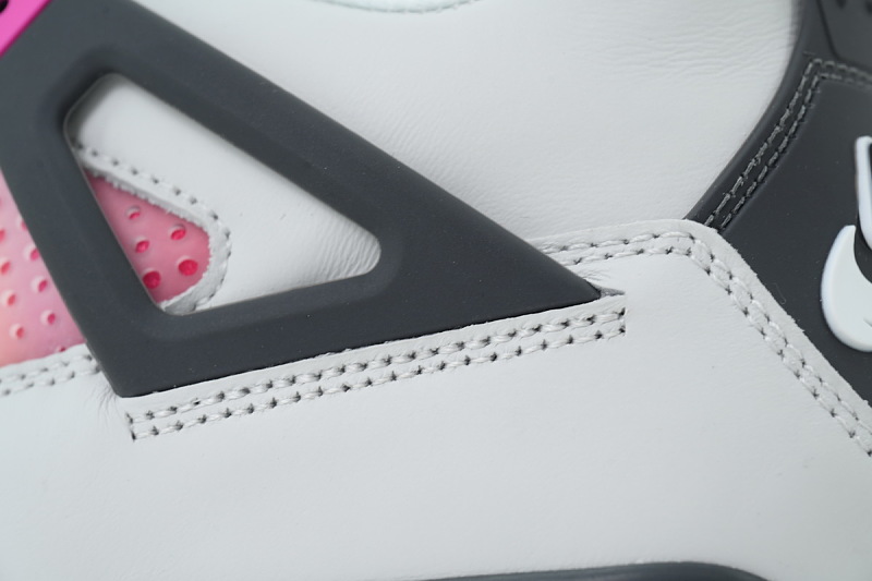 yupoo_338626_09310600.jpg 【CA2XH】白黑粉 头层皮乔丹4代篮球鞋 JA1135-100 Air Jordan 4 Retro 'Comic'
