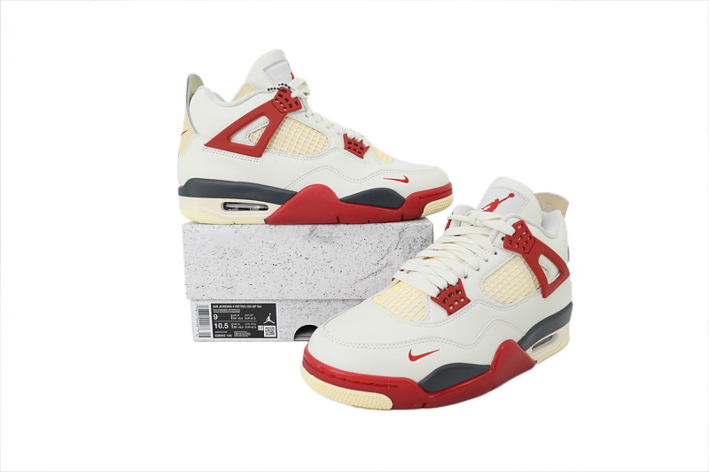【CA5KZ】 白砖 KZ版乔丹4代篮球鞋 IQ8055-100 Nigel Sylvester x Air Jordan 4 Retro OG SP 'Brick After Brick'