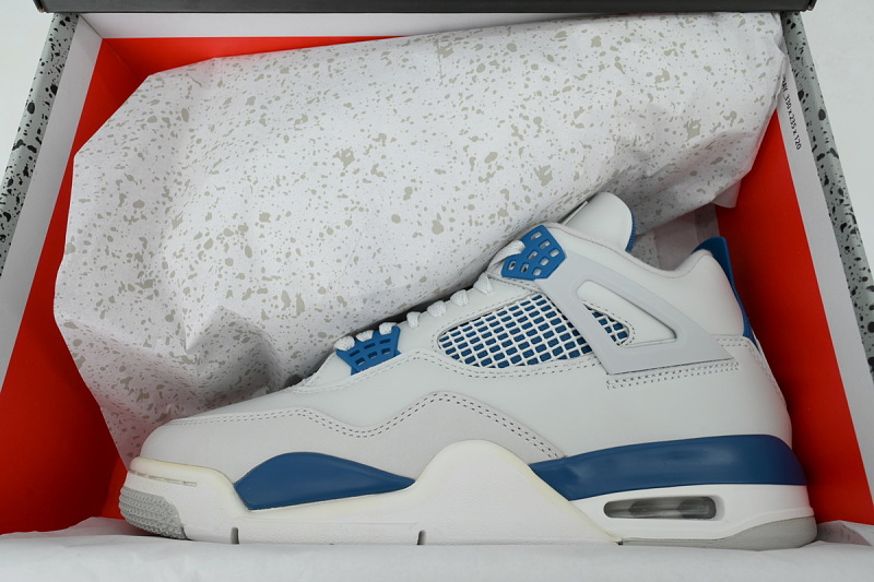 【DA0Y3】白兰 Y3版本乔丹4代篮球鞋 FV5029-141 Air Jordan 4 "Military Blue"