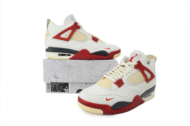 【DA0Y3】白砖 Y3版本乔丹4代篮球鞋 IQ8055-100 Nigel Sylvester x Air Jordan 4 Retro OG SP 'Brick After Brick'