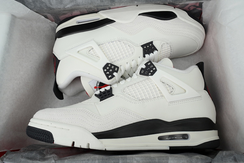 【CA5KZ】白黑红 KZ版乔丹4代篮球鞋 IM4002-100 Air Jordan 4 Retro White Black And Red
