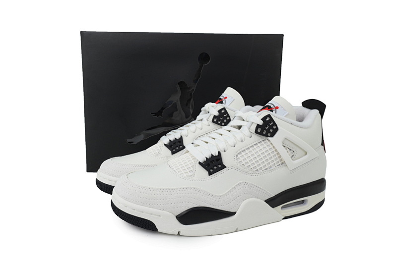 【CA5KZ】白黑红 KZ版乔丹4代篮球鞋 IM4002-100 Air Jordan 4 Retro White Black And Red