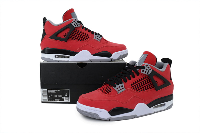 【CA0XH】复刻愤怒的公牛 头层皮乔丹4代篮球鞋 FQ8138-600 Air Jordan 4 Retro 'Toro Bravo' 2026