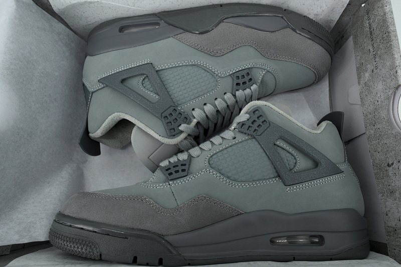 yupoo_339096_5a8ae612.jpg 【BA7PB】灰色 乔丹4代篮球鞋 FQ7928-001 Air Jordan 4 Retro SE 'Wet Cement'