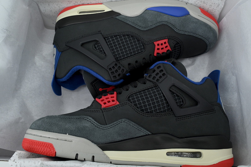 【BA7PB】黑红蓝 乔丹4代篮球鞋 FV5029-003 Air Jordan 4 Retro 'Rare Air'