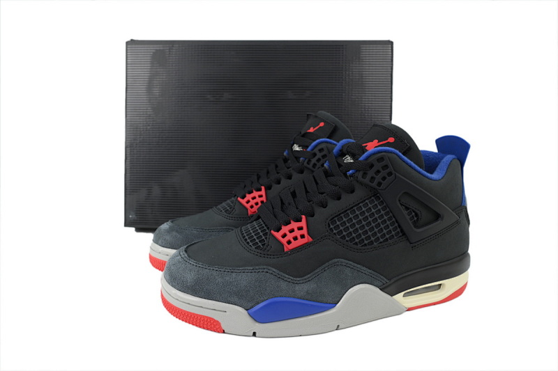 【BA7PB】黑红蓝 乔丹4代篮球鞋 FV5029-003 Air Jordan 4 Retro 'Rare Air'