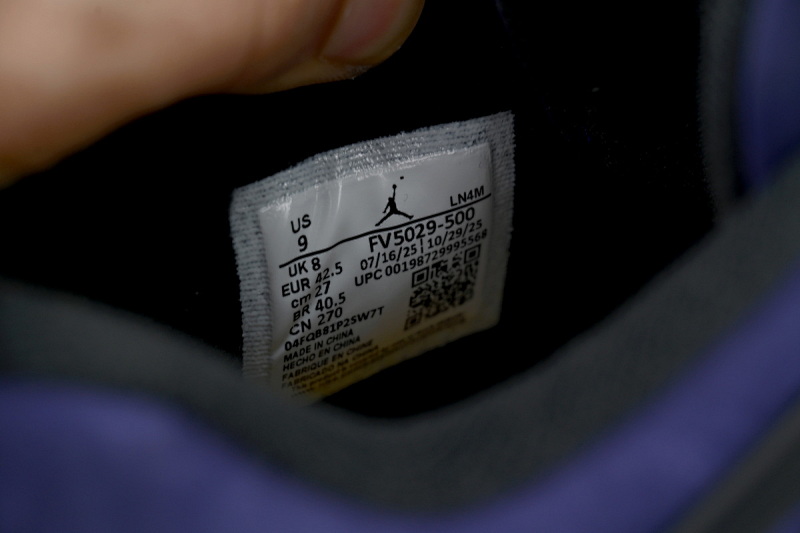 【DA0OG】帝王紫 OG版本乔丹4代篮球鞋 FV5029-500 Air Jordan 4 Retro Imperial Purple