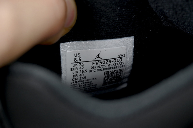 【BA3PB】复刻黑猫  乔丹4代篮球鞋 FV5029-010 Air Jordan 4“Black Cat”