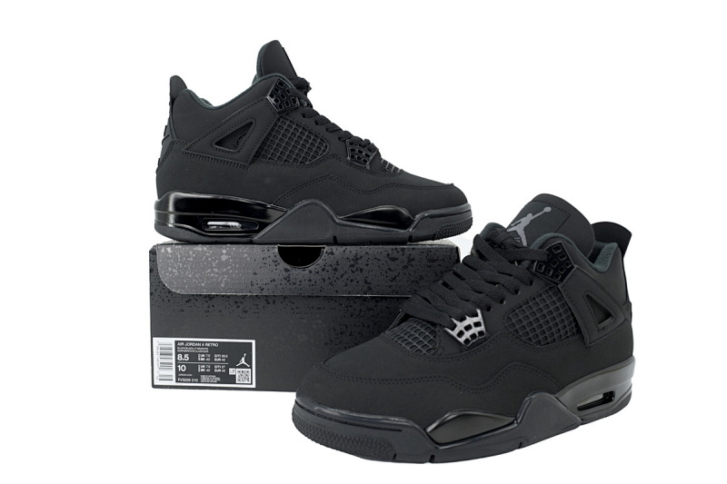 【BA3PB】复刻黑猫  乔丹4代篮球鞋 FV5029-010 Air Jordan 4“Black Cat”