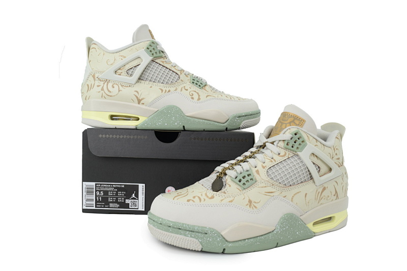 【CA2XH】墨西哥亡灵 头层皮乔丹4代篮球鞋 IM8116-047 Air Jordan 4 Retro SE 'Somos Eternos'