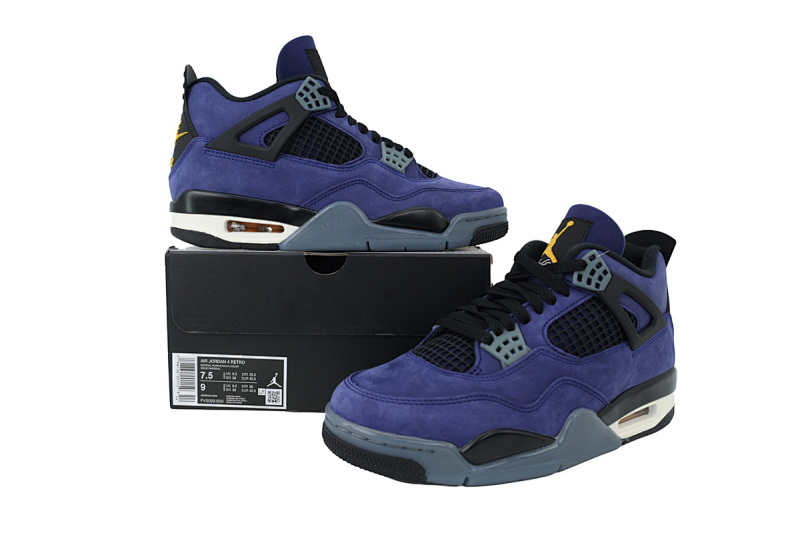 【EA5LR】湖人紫 LJR版本乔丹4代 FV5029-500 Air Jordan 4 Retro Lakers Purple