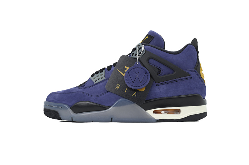 【CA2XH】湖人紫 头层皮乔丹4代篮球鞋 FV5029-500  Air Jordan 4 Retro Lakers Purple