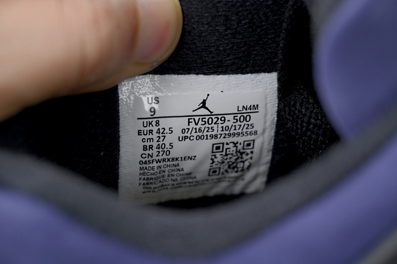 yupoo_339280_cb4c9cdb.jpg 【CA2XH】湖人紫 头层皮乔丹4代篮球鞋 FV5029-500 Air Jordan 4 Retro Lakers Purple