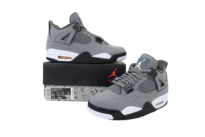 yupoo_339361_4057b312.jpg 【CA0XH】老鼠灰 头层皮乔丹4代篮球鞋 308497-007 Air Jordan 4 Retro Cool Grey