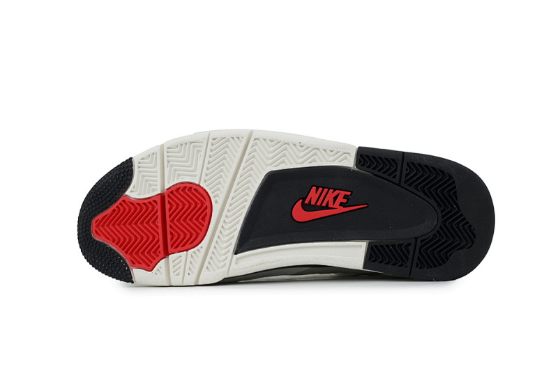 yupoo_339385_330d1fbd.jpg 【CA0XH】白黑红 头层皮乔丹4代篮球鞋 IM4002-100 Air Jordan 4 Retro White Black And Red