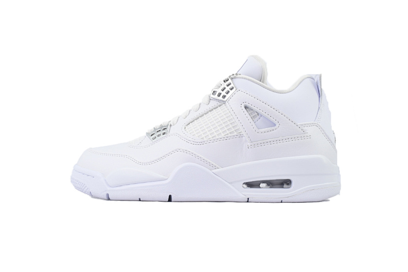 【EA5LR】白银扣 LJR版本乔丹4代 308497-100 Air Jordan 4 Retro Pure Money