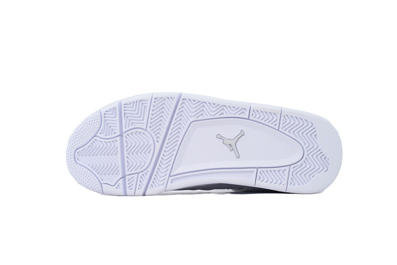 【EA5LR】白银扣 LJR版本乔丹4代 308497-100 Air Jordan 4 Retro Pure Money