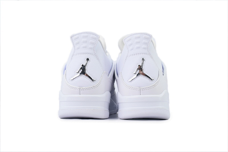 【EA5LR】白银扣 LJR版本乔丹4代 308497-100 Air Jordan 4 Retro Pure Money