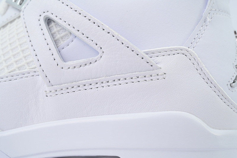【EA5LR】白银扣 LJR版本乔丹4代 308497-100 Air Jordan 4 Retro Pure Money