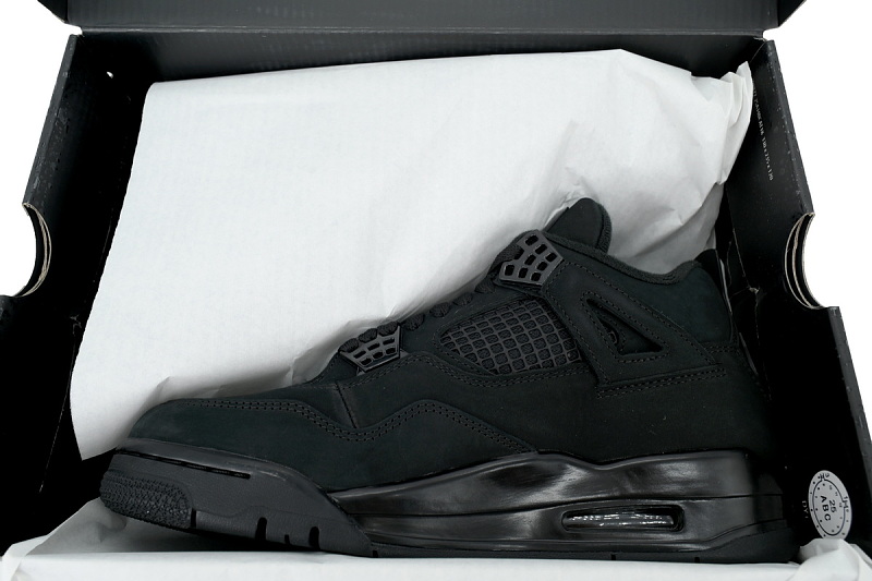 【DA5KZ】-61黑猫复刻 KZ头层乔丹4代篮球鞋 FV5029-010 Air Jordan 4“Black Cat”