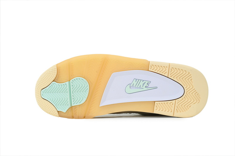 【DA5KZ】-5OW联名 KZ头层乔丹4代篮球鞋  CV9388-100 OFF White x Air Jordan 4 Sail
