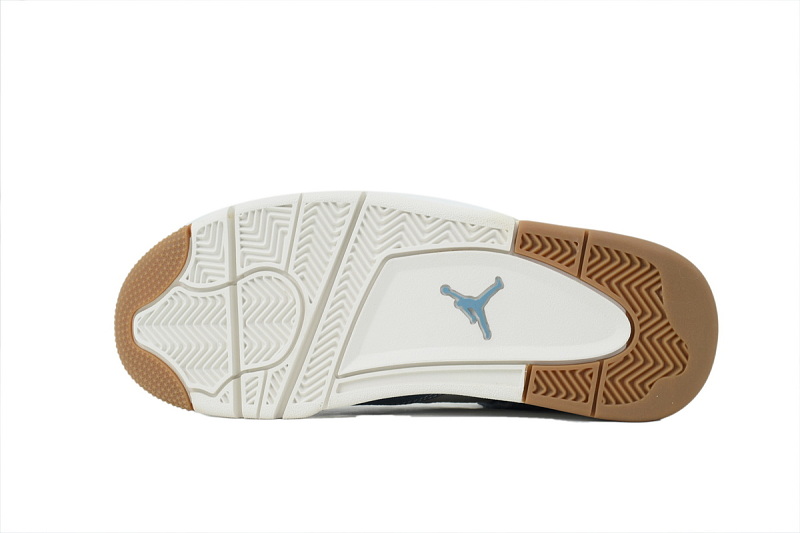 【DA5KZ】-58牛仔蓝 KZ头层乔丹4代篮球鞋  HV0823-100 Air Jordan 4 Retro 'Forget Me Not'