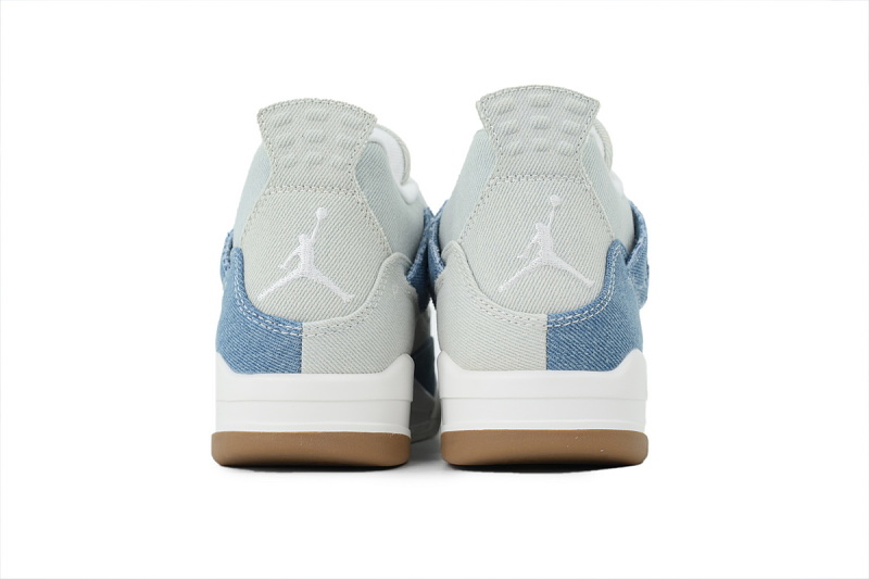 【DA5KZ】-58牛仔蓝 KZ头层乔丹4代篮球鞋  HV0823-100 Air Jordan 4 Retro 'Forget Me Not'