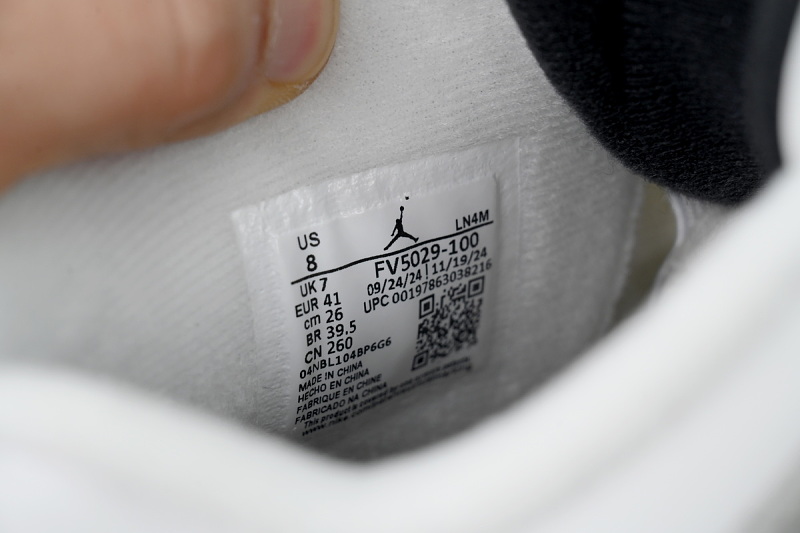 【DA5KZ】-52白水泥复刻 KZ头层乔丹4代篮球鞋 FV5029-100 Air Jordan 4 Retro OG 'White Cement'
