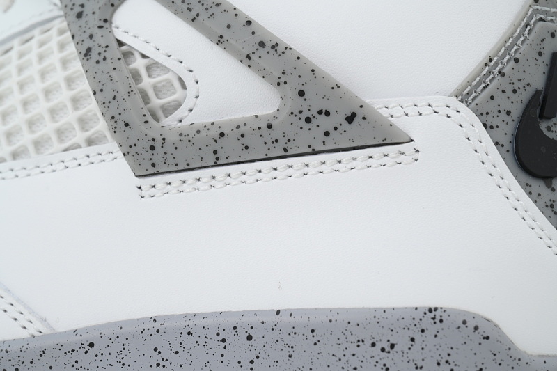 【DA5KZ】-52白水泥复刻 KZ头层乔丹4代篮球鞋 FV5029-100 Air Jordan 4 Retro OG 'White Cement'