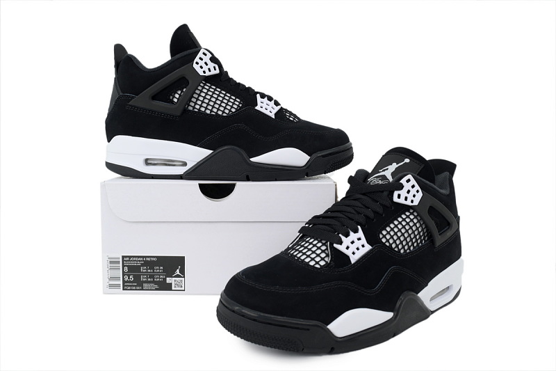 yupoo_339652_250e20ec.jpg 【DA5KZ】-45黑白雷公 KZ头层乔丹4代篮球鞋 FQ8138-001 Air Jordan 4 Retro “White Thunder”