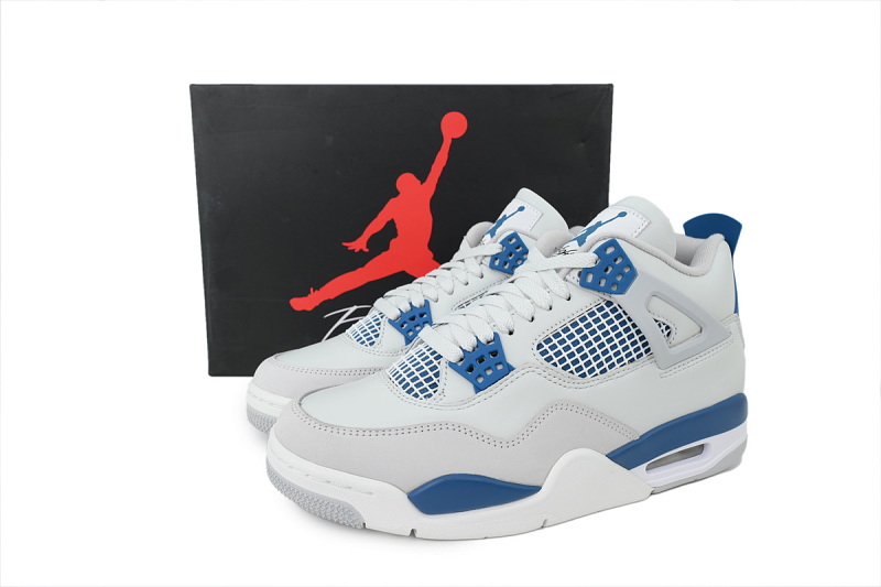 【DA5KZ】-41白蓝 KZ头层乔丹4代篮球鞋 FV5029-141 Air Jordan 4 "Military Blue"
