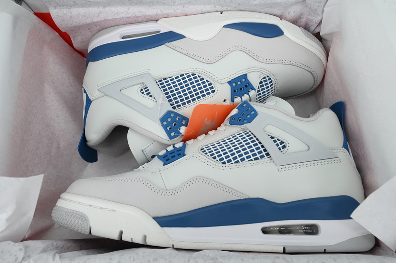 【DA5KZ】-41白蓝 KZ头层乔丹4代篮球鞋 FV5029-141 Air Jordan 4 "Military Blue"