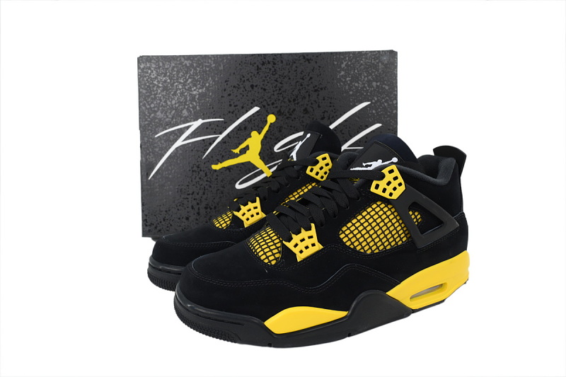 yupoo_339727_83c5fe6f.jpg 【DA5KZ】-26黑黄雷公 KZ头层乔丹4代篮球鞋 DH6927-017 Air Jordan 4 Thunder