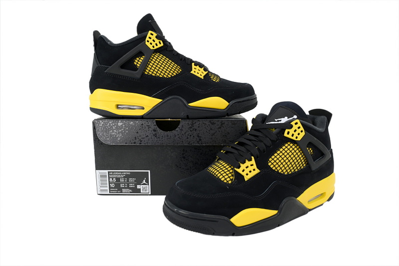 yupoo_339727_ad180f35.jpg 【DA5KZ】-26黑黄雷公 KZ头层乔丹4代篮球鞋 DH6927-017 Air Jordan 4 Thunder