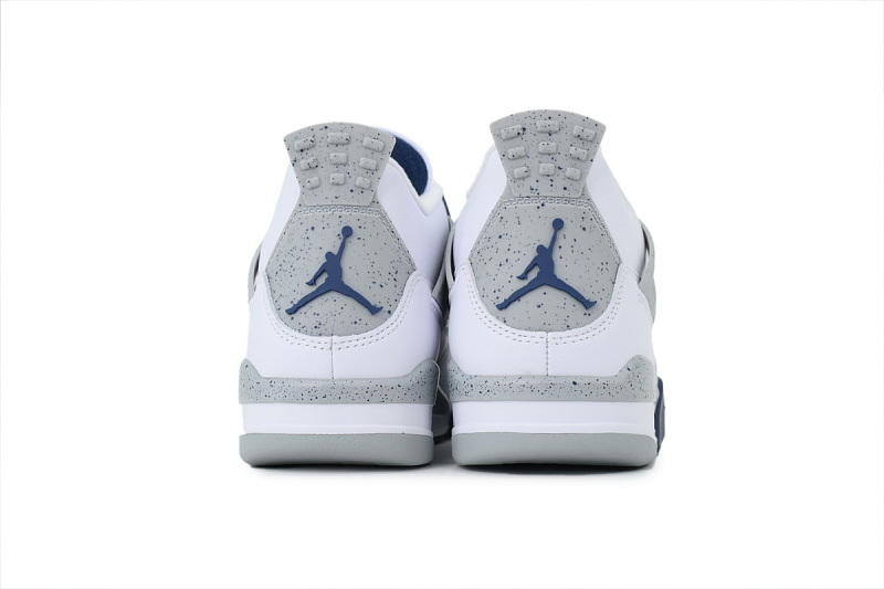 【DA5KZ】-20午夜蓝 KZ头层乔丹4代篮球鞋 DH6927-140 Air Jordan 4 Retro Midnight Navy