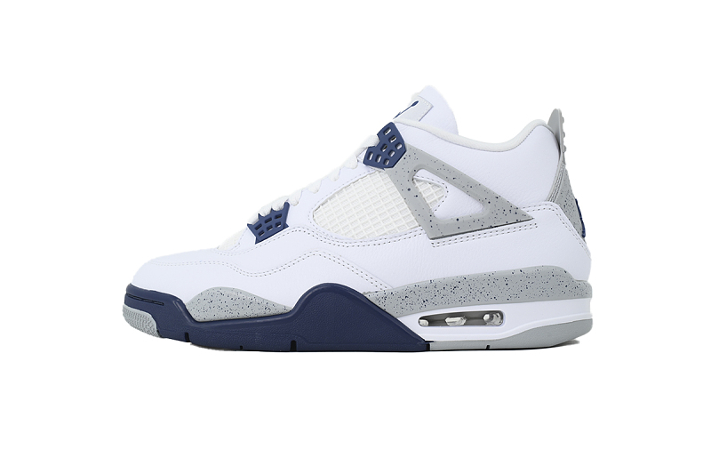 【DA5KZ】-20午夜蓝 KZ头层乔丹4代篮球鞋 DH6927-140 Air Jordan 4 Retro Midnight Navy