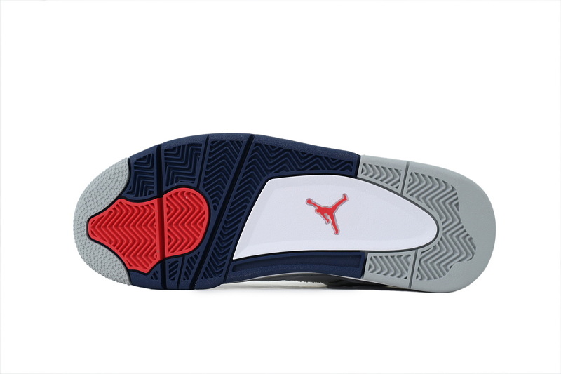 【DA5KZ】-20午夜蓝 KZ头层乔丹4代篮球鞋 DH6927-140 Air Jordan 4 Retro Midnight Navy