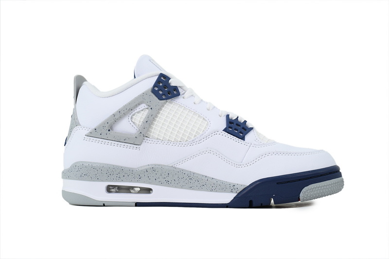 【DA5KZ】-20午夜蓝 KZ头层乔丹4代篮球鞋 DH6927-140 Air Jordan 4 Retro Midnight Navy