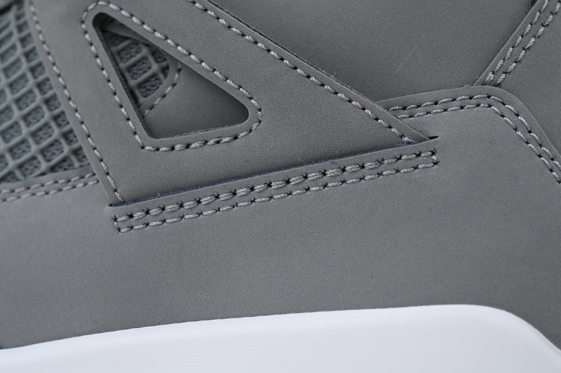 【DA5KZ】-19酷灰 KZ头层乔丹4代篮球鞋  308497-007 Air Jordan 4 Retro Cool Grey