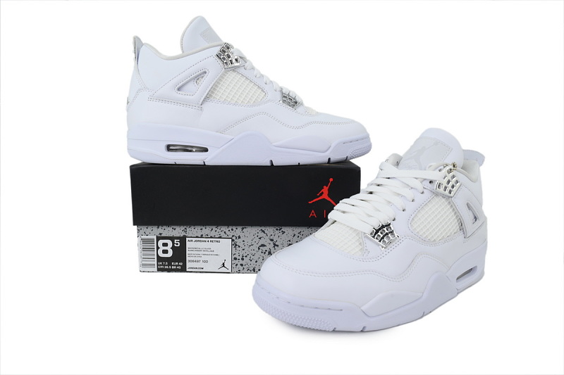 yupoo_339827_b99defae.jpg 【DA5KZ】-13白猫 KZ头层乔丹4代篮球鞋 308497-100 Air Jordan 4 Retro Pure Money