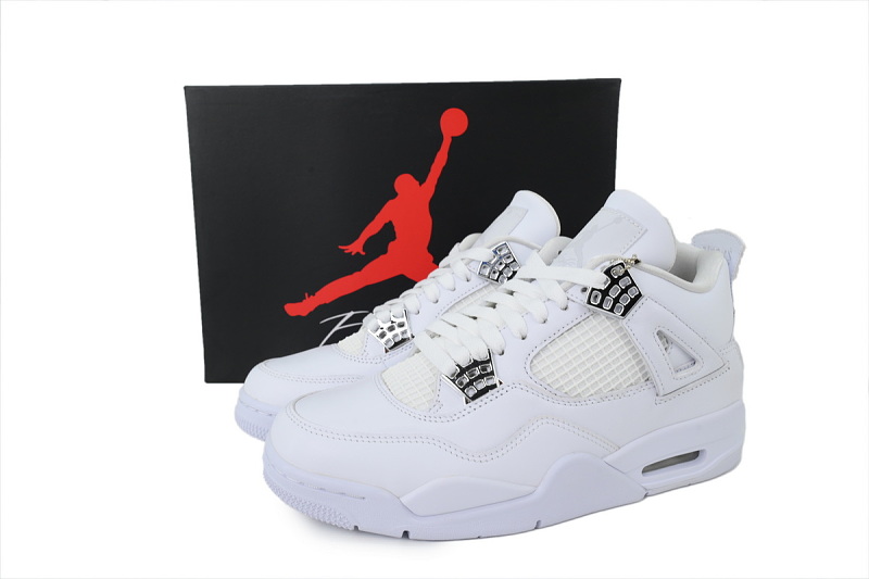 yupoo_339827_badb7b3e.jpg 【DA5KZ】-13白猫 KZ头层乔丹4代篮球鞋 308497-100 Air Jordan 4 Retro Pure Money