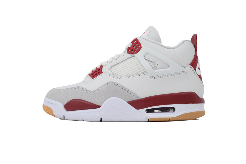【DA5KZ】-55白红 KZ头层乔丹4代篮球鞋  DR5415-106 Nike SB x Air Jordan 4 Retro SP 'Varsity Red'