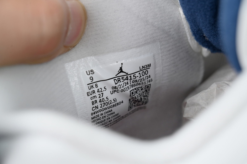 【DA5KZ】-53白宝蓝 KZ头层乔丹4代篮球鞋 DR5415-100 Nike SB x Air Jordan 4 Retro SP 'Navy'