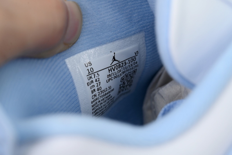 【DA5KZ】-51铝蓝 KZ头层乔丹4代篮球鞋 HV0823-100 Air Jordan 4 Retro 'Forget Me Not'